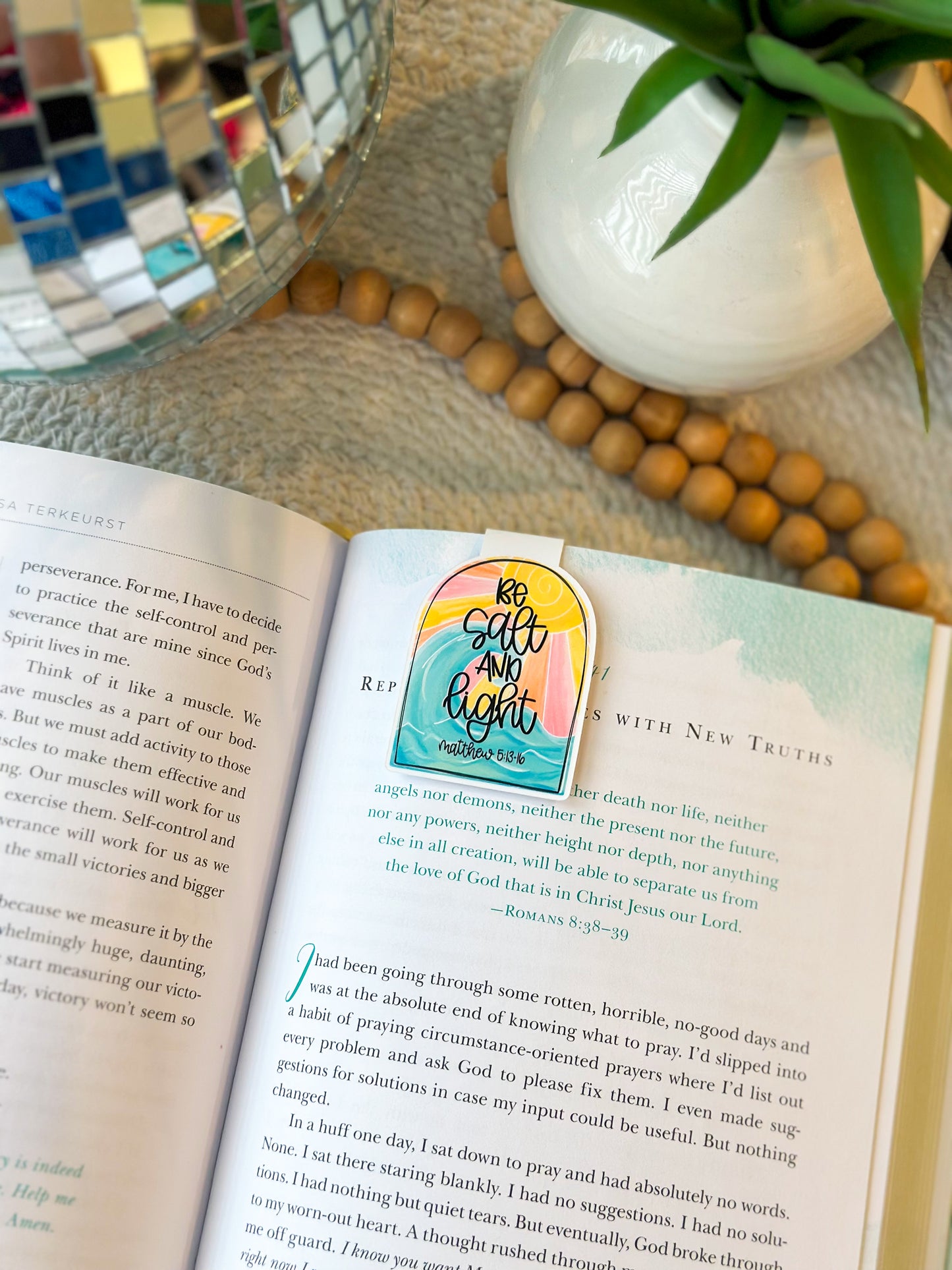 Magnetic Bookmark- Matthew 5:13-16, Be Salt and Light