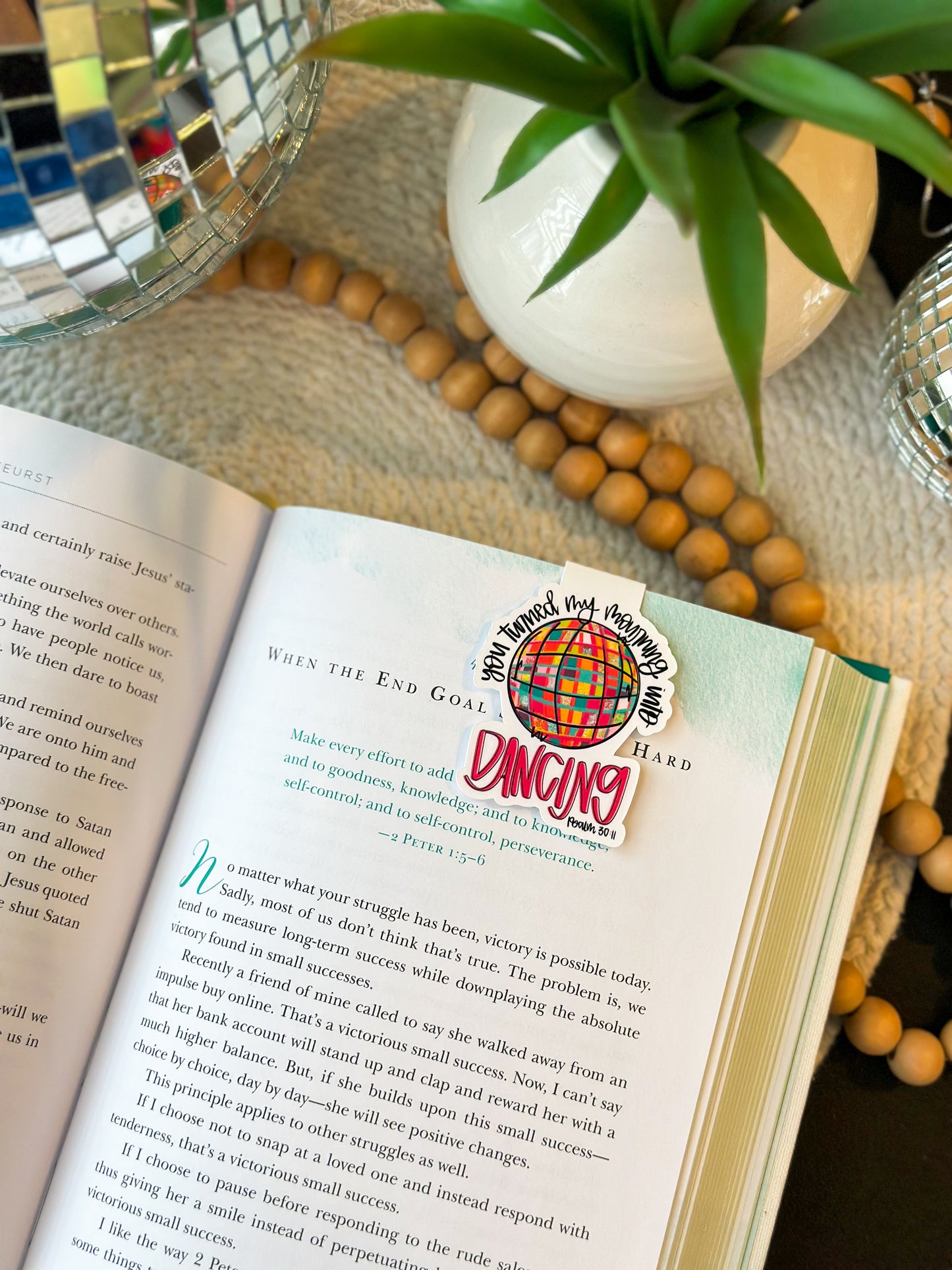 Magnetic Bookmark- Psalm 30:11- Mourning into Dancing
