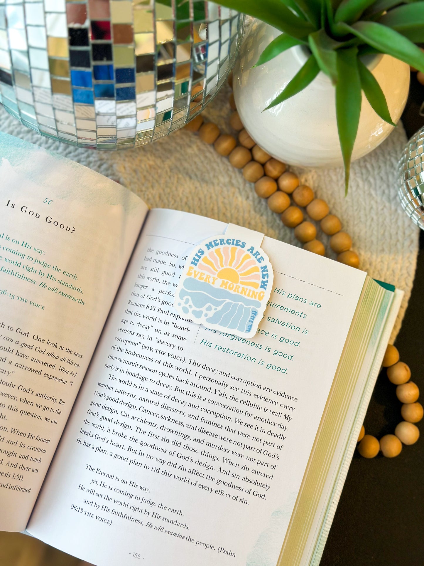 Magnetic Bookmark- Lamentations 3:22- Mercies Are New