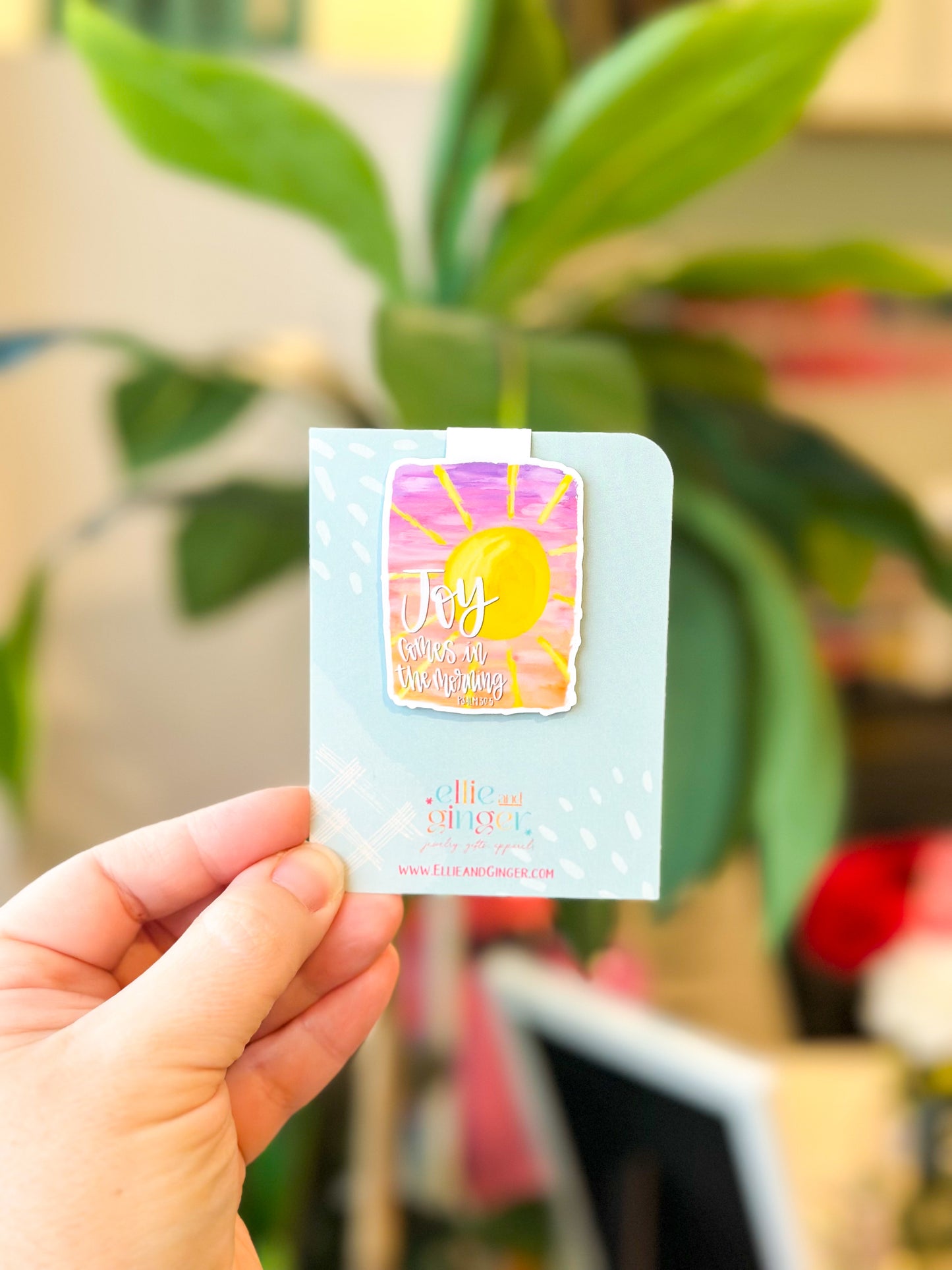 Magnetic Bookmark- Psalms 30:5 Joy Comes in the Morning