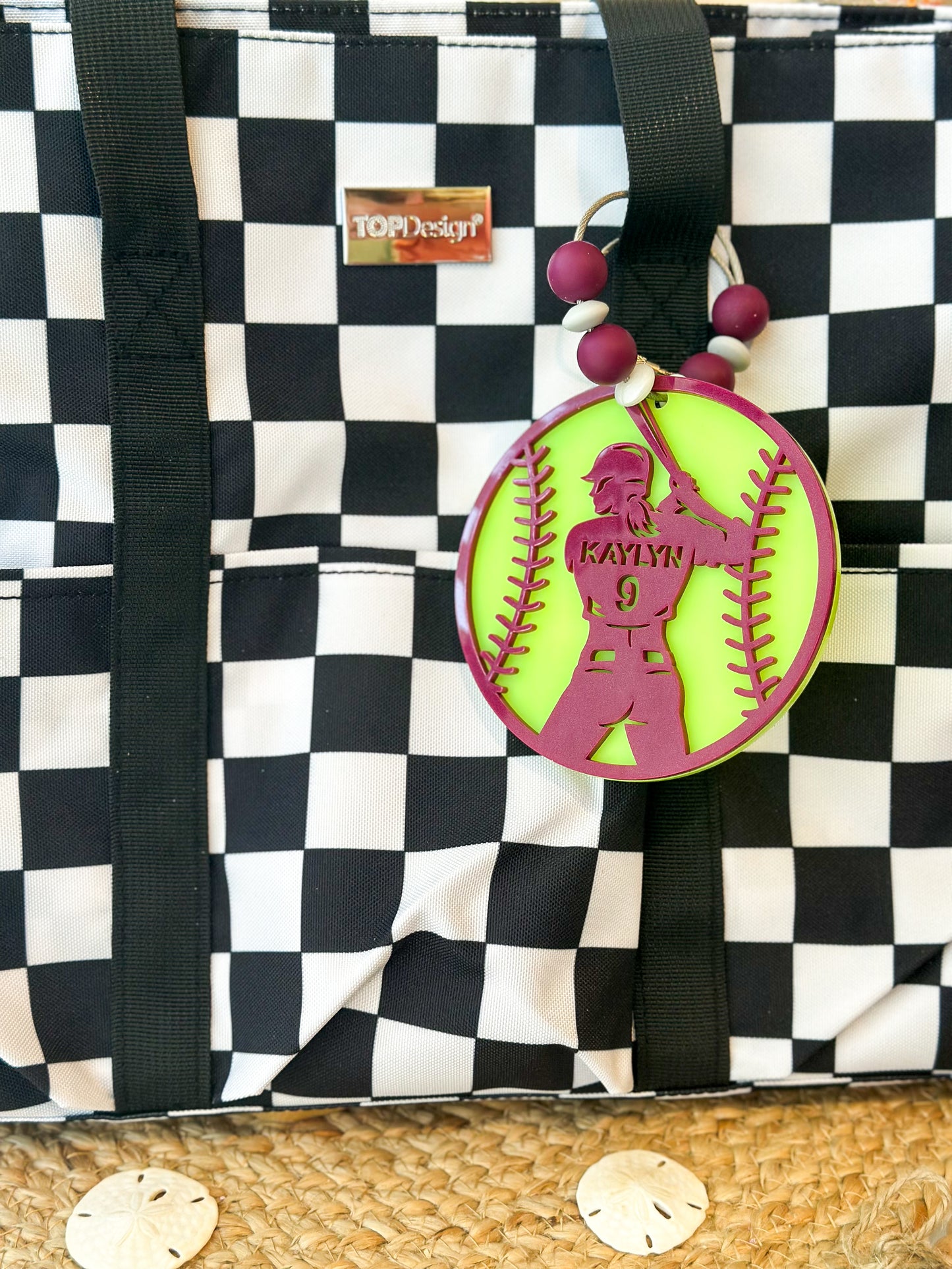 Softball Bag Tag- Custom