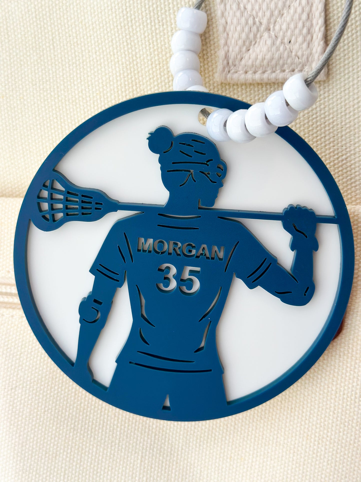 Lacrosse Bag Tag- Custom