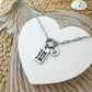Baseball Mom Necklace- Rectangle
