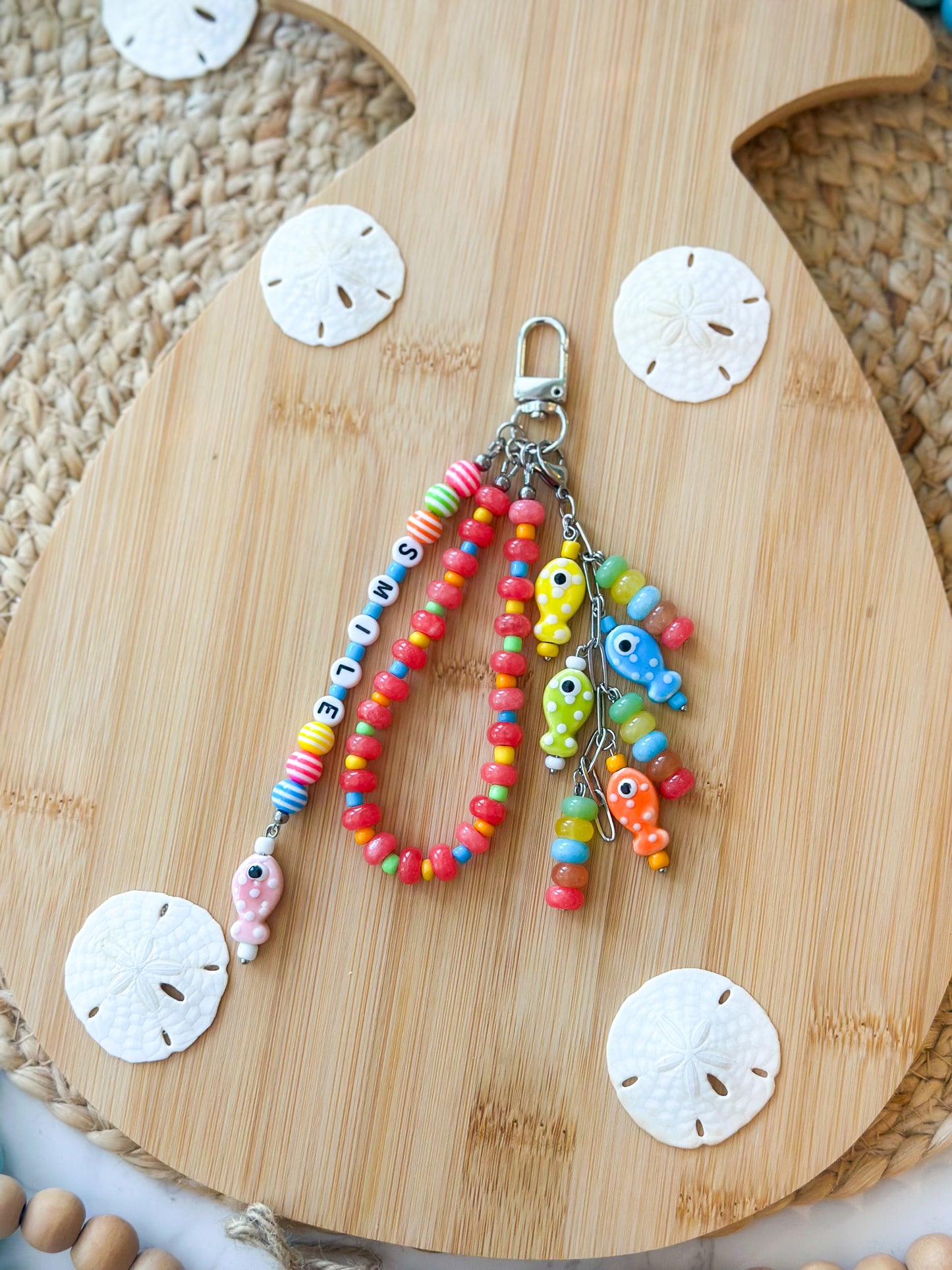 Bag Charm- Colorful Fishy