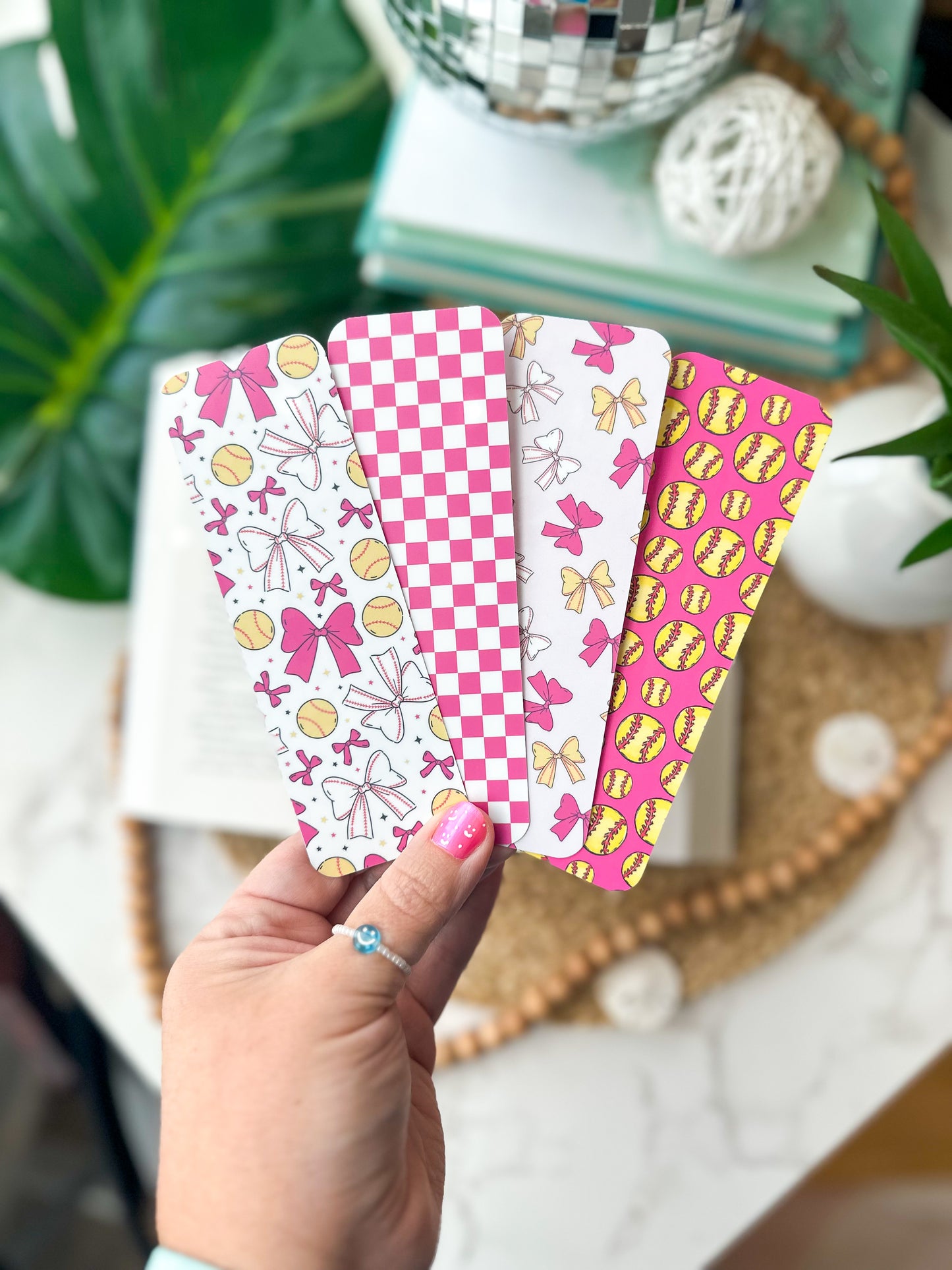 Softball Coquette- Regular Bookmark