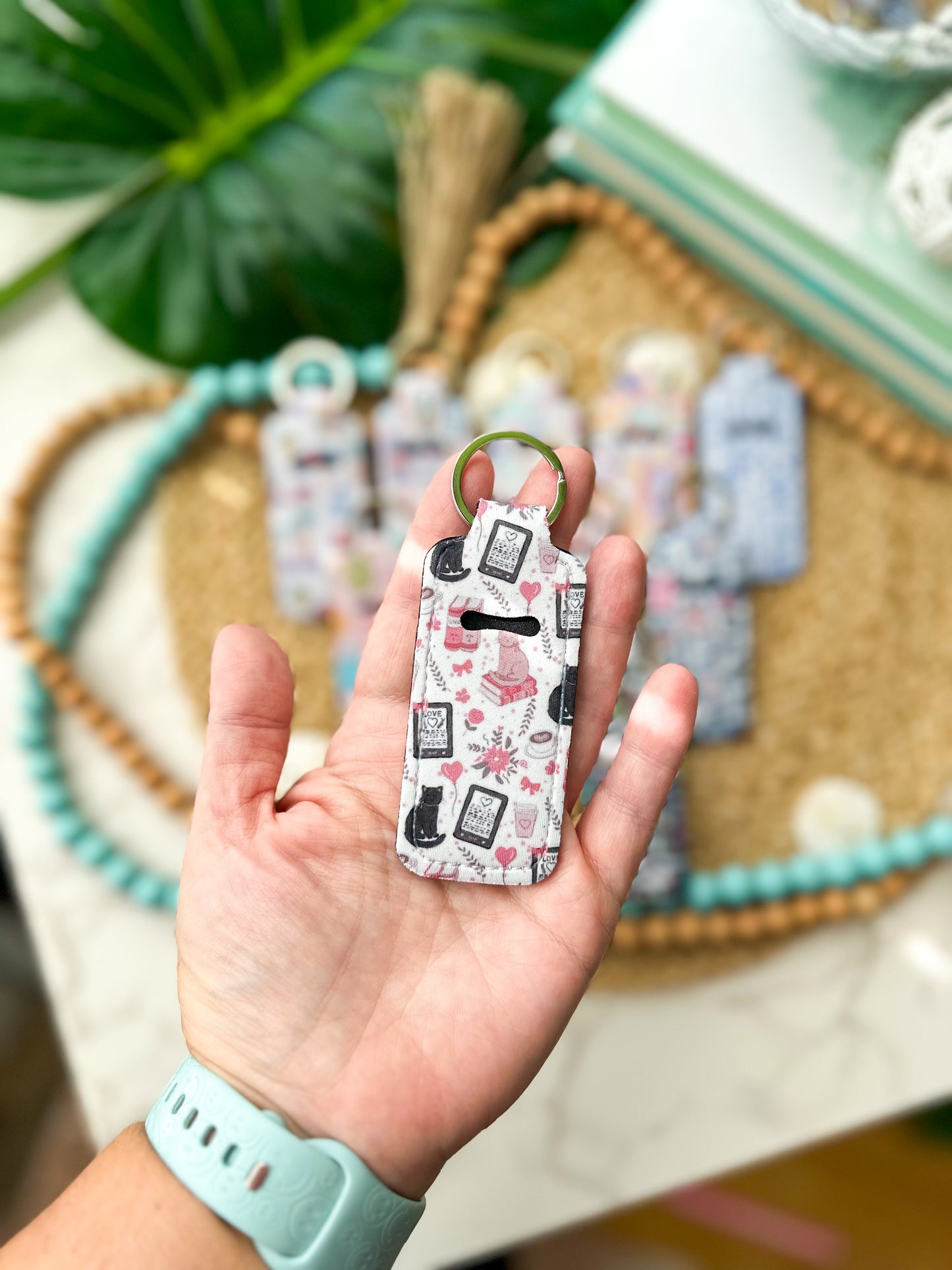 Chapstick Holder Keychain (Pattern Set 3)