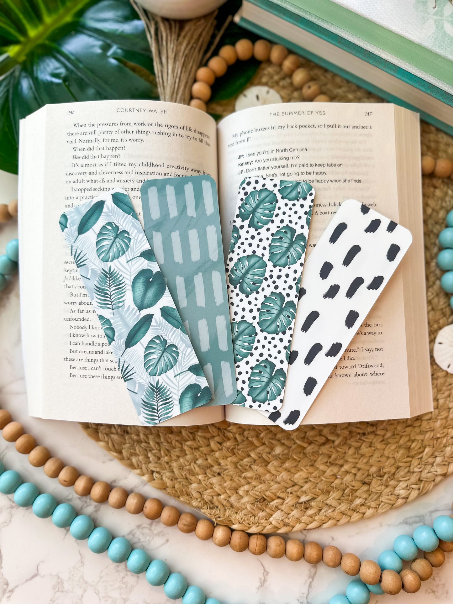 Tropical Leaf Collection- Regular Bookmark