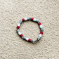 Maroon and Gray Bracelets- Choose from 4 Fun Patterns