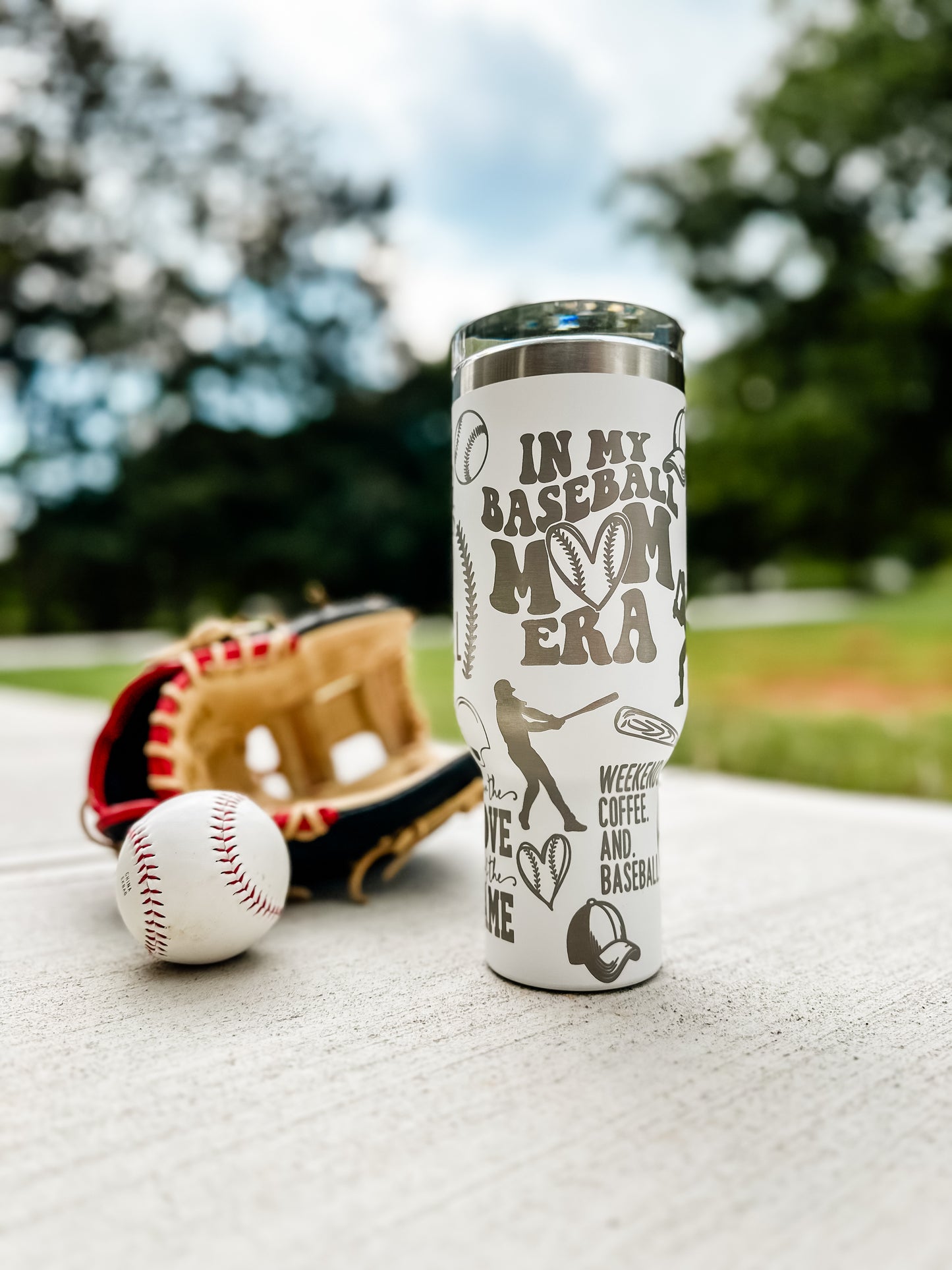 Baseball Mama Era- Engraved Tumbler