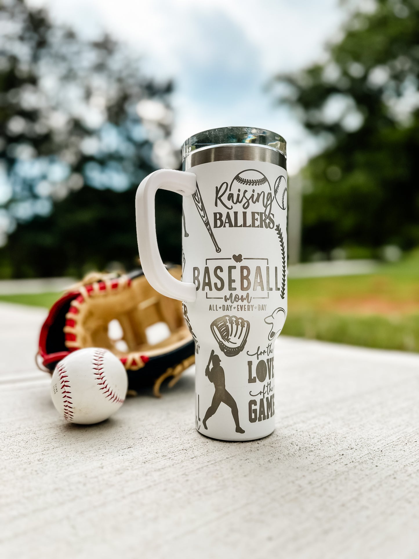 Baseball Mama Era- Engraved Tumbler