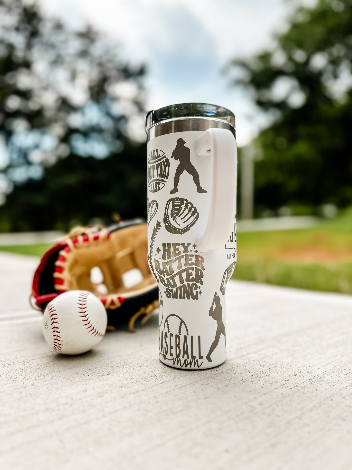 Baseball Mama Era- Engraved Tumbler