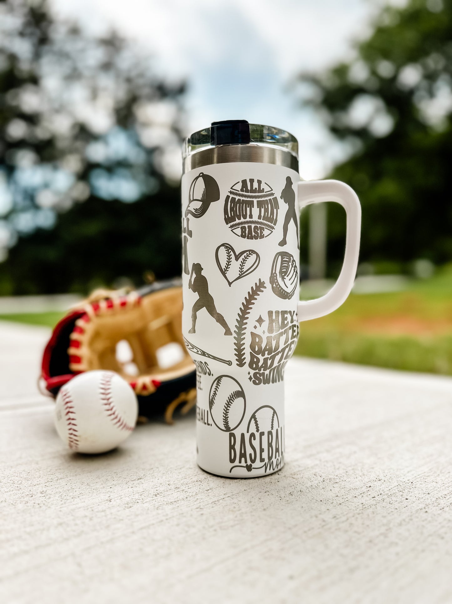 Baseball Mama Era- Engraved Tumbler