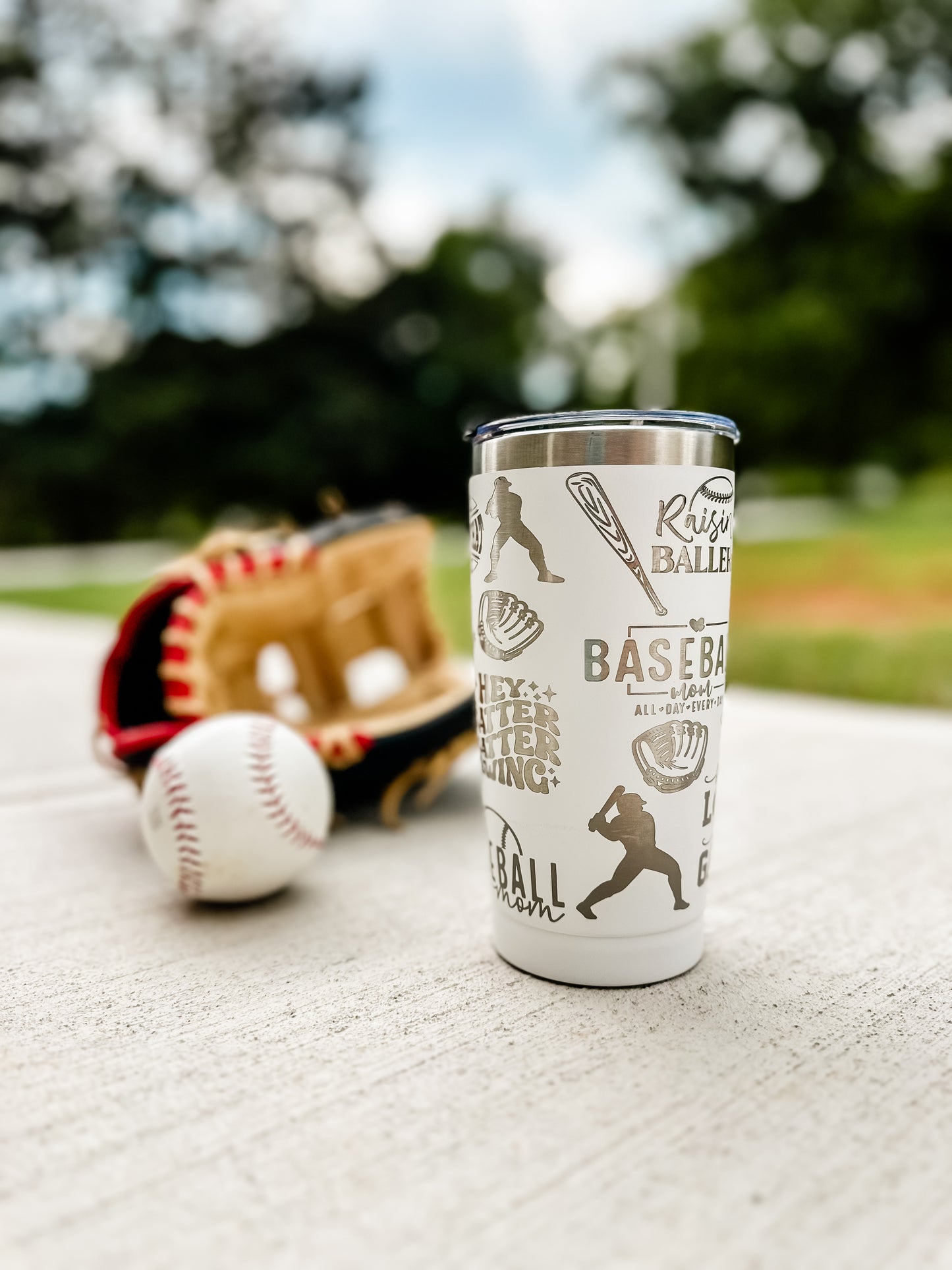 Baseball Mama Era- Engraved Tumbler