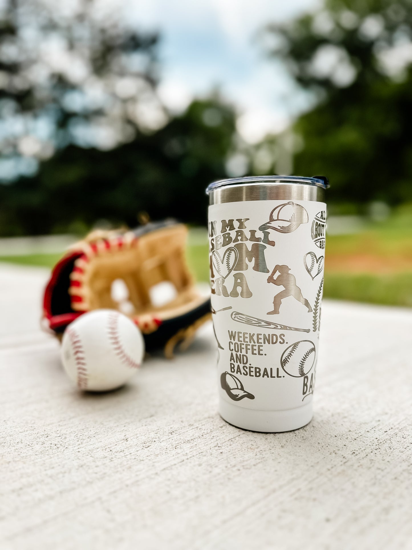 Baseball Mama Era- Engraved Tumbler