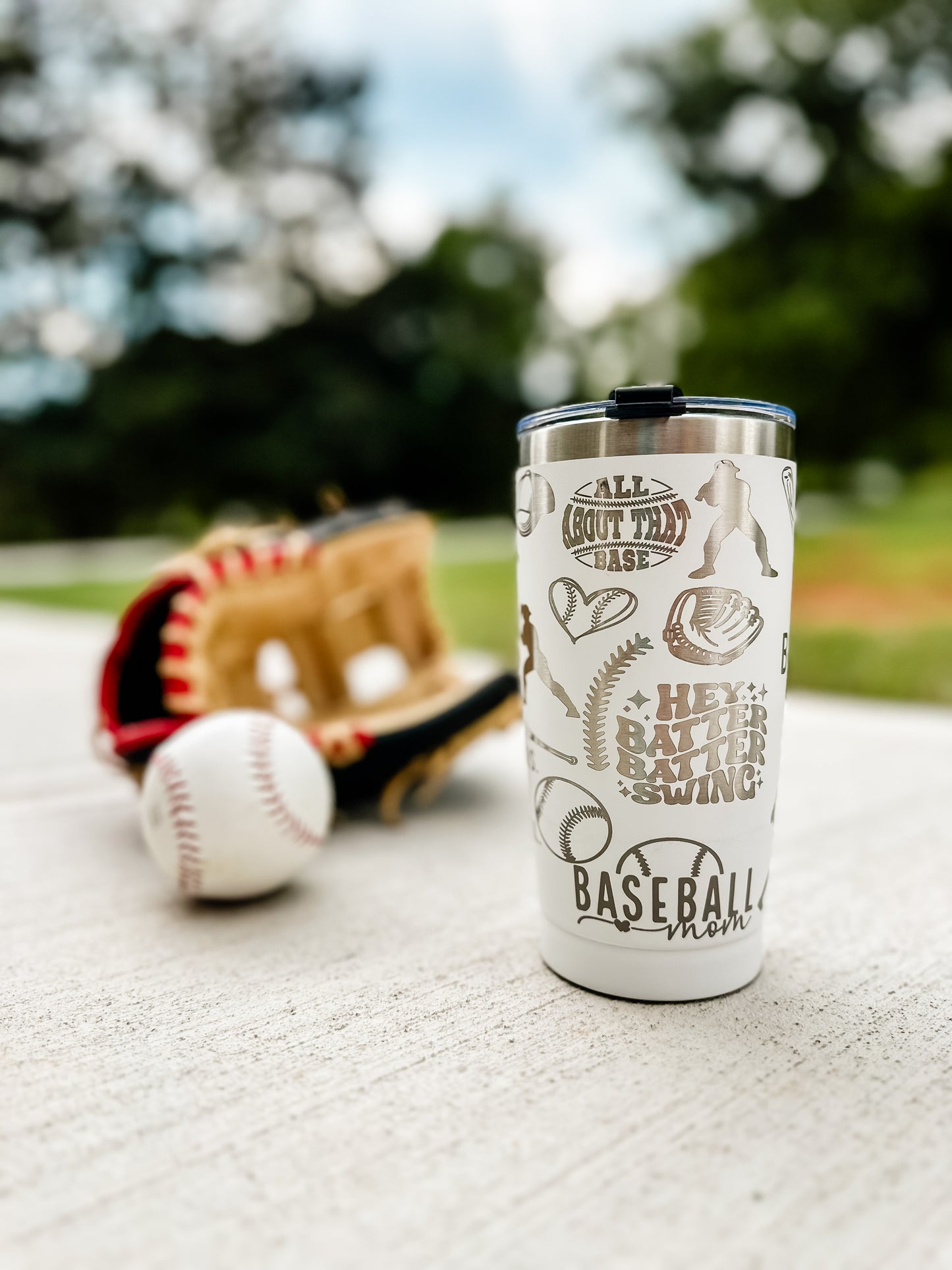 Baseball Mama Era- Engraved Tumbler