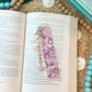 Bows & Coffee- Clear Acrylic Bookmark