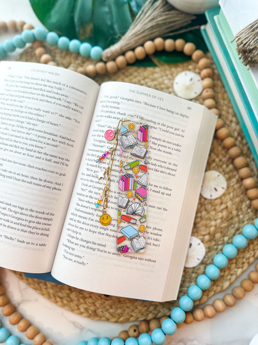 Stay in and Read- Clear Acrylic Bookmark