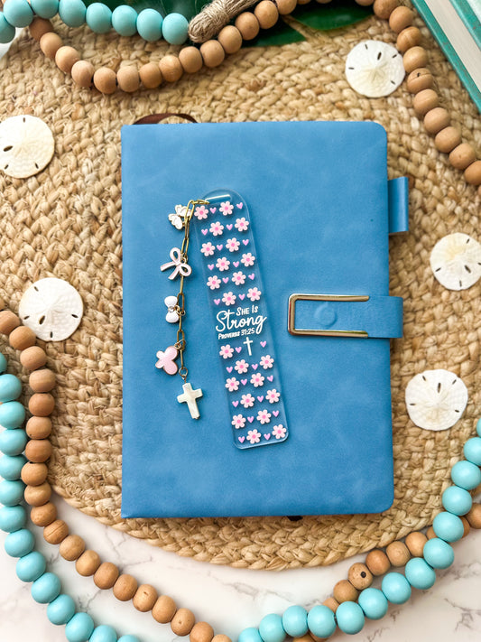 She is Strong- Clear Acrylic Bookmark