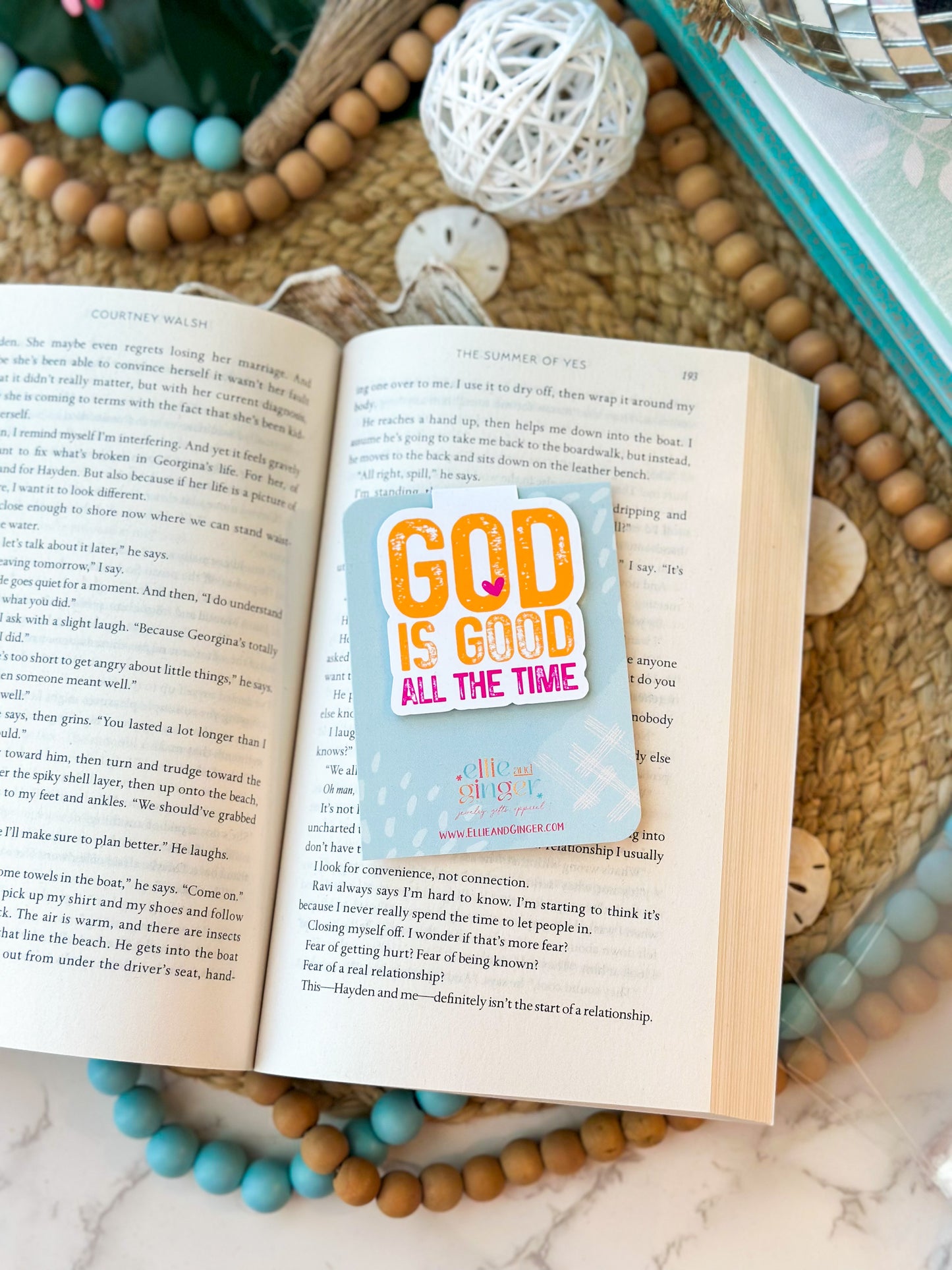 Magnetic Bookmark- God is Good All the Time