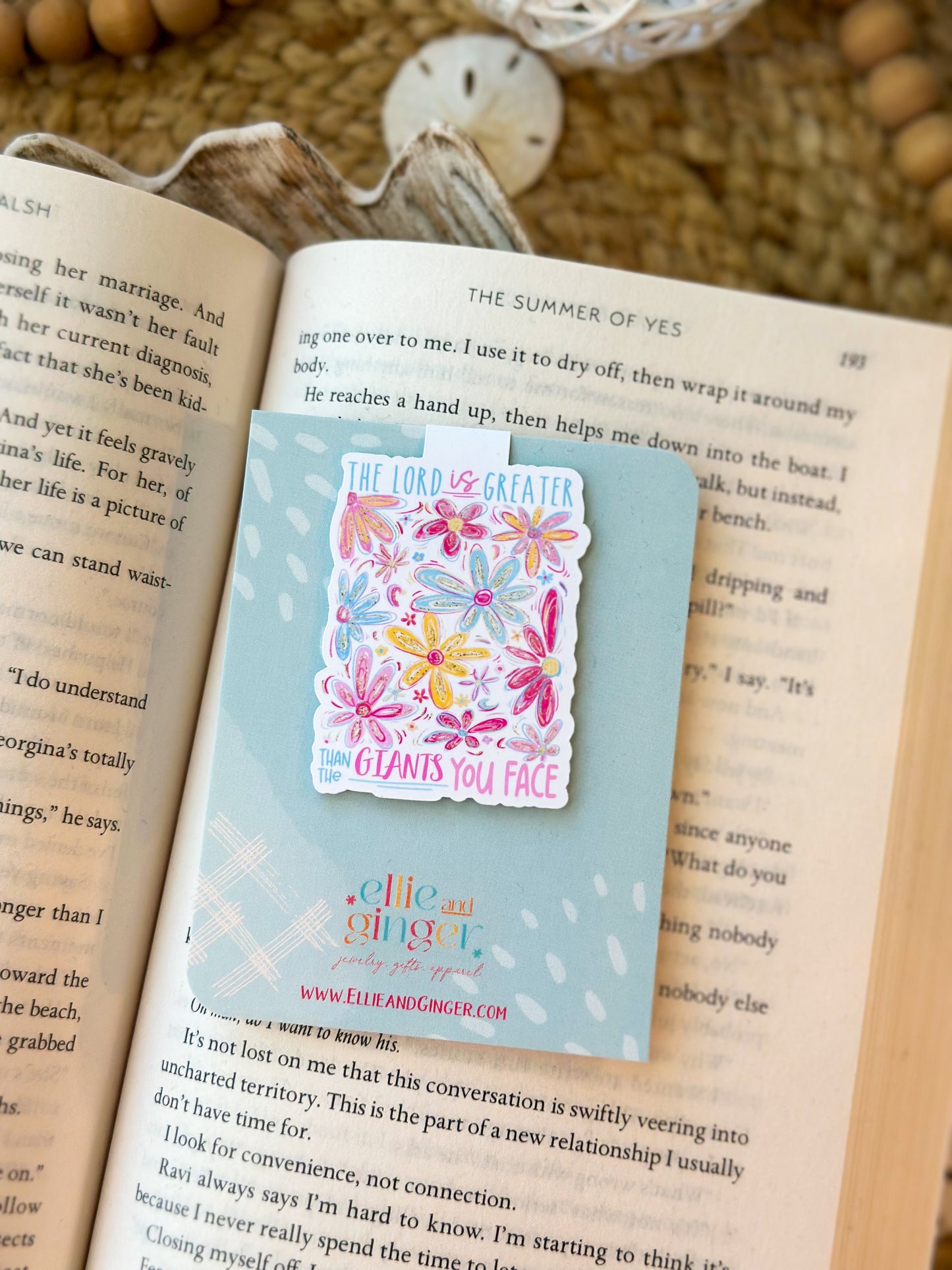 Magnetic Bookmark- The Lord is Greater than The Giants You Face