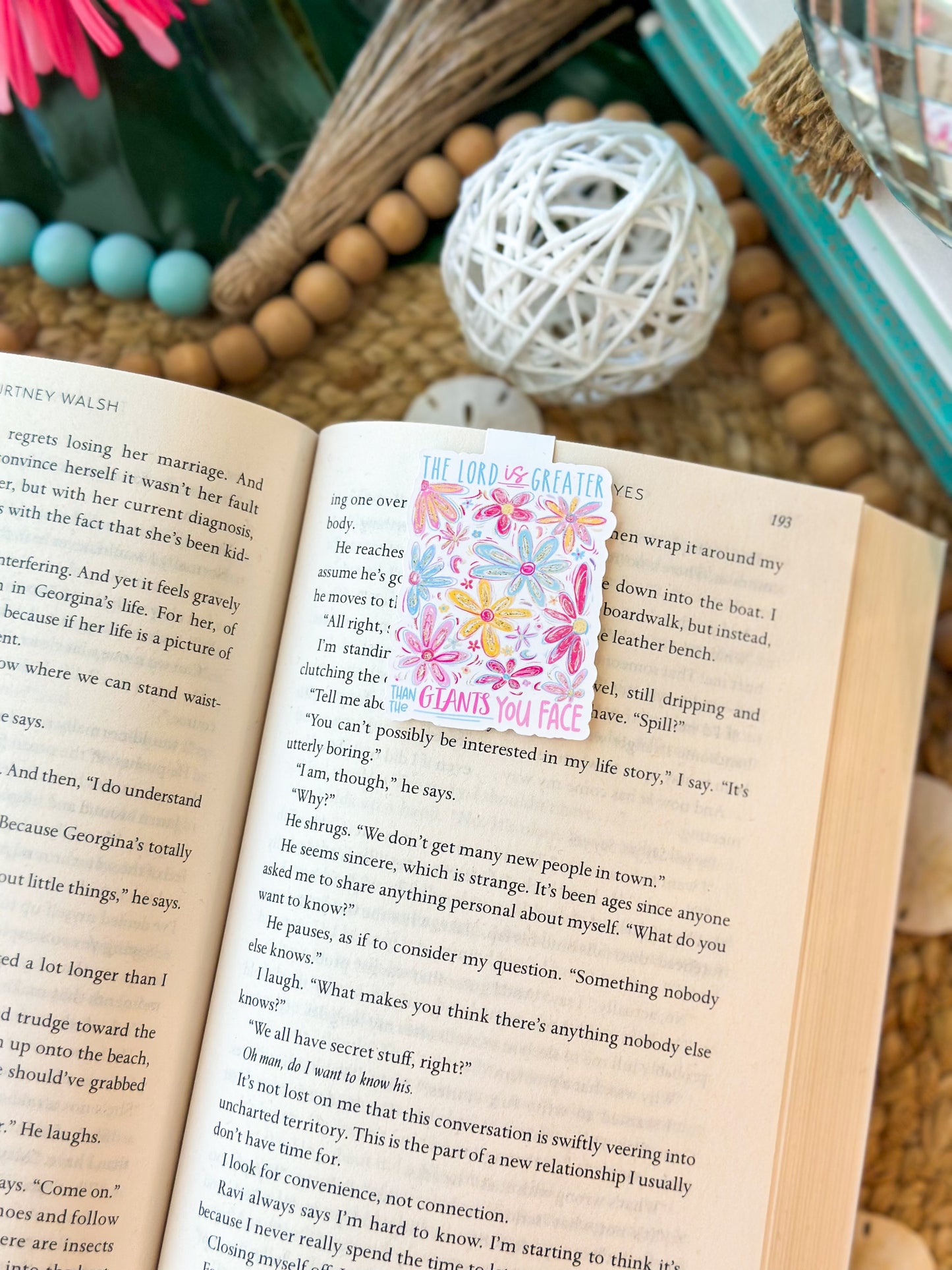 Magnetic Bookmark- The Lord is Greater than The Giants You Face