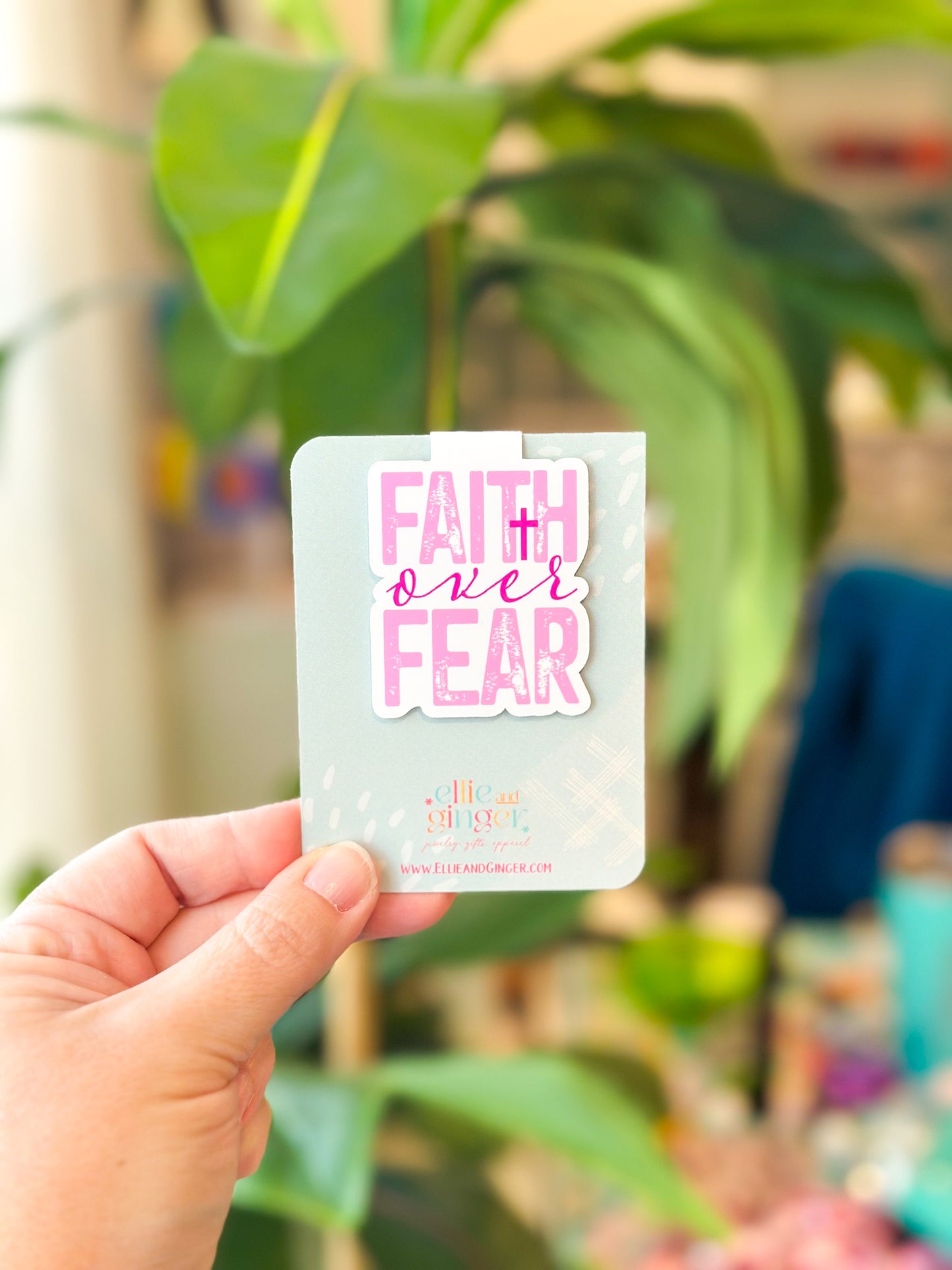 Magnetic Bookmark- Faith Over Fear