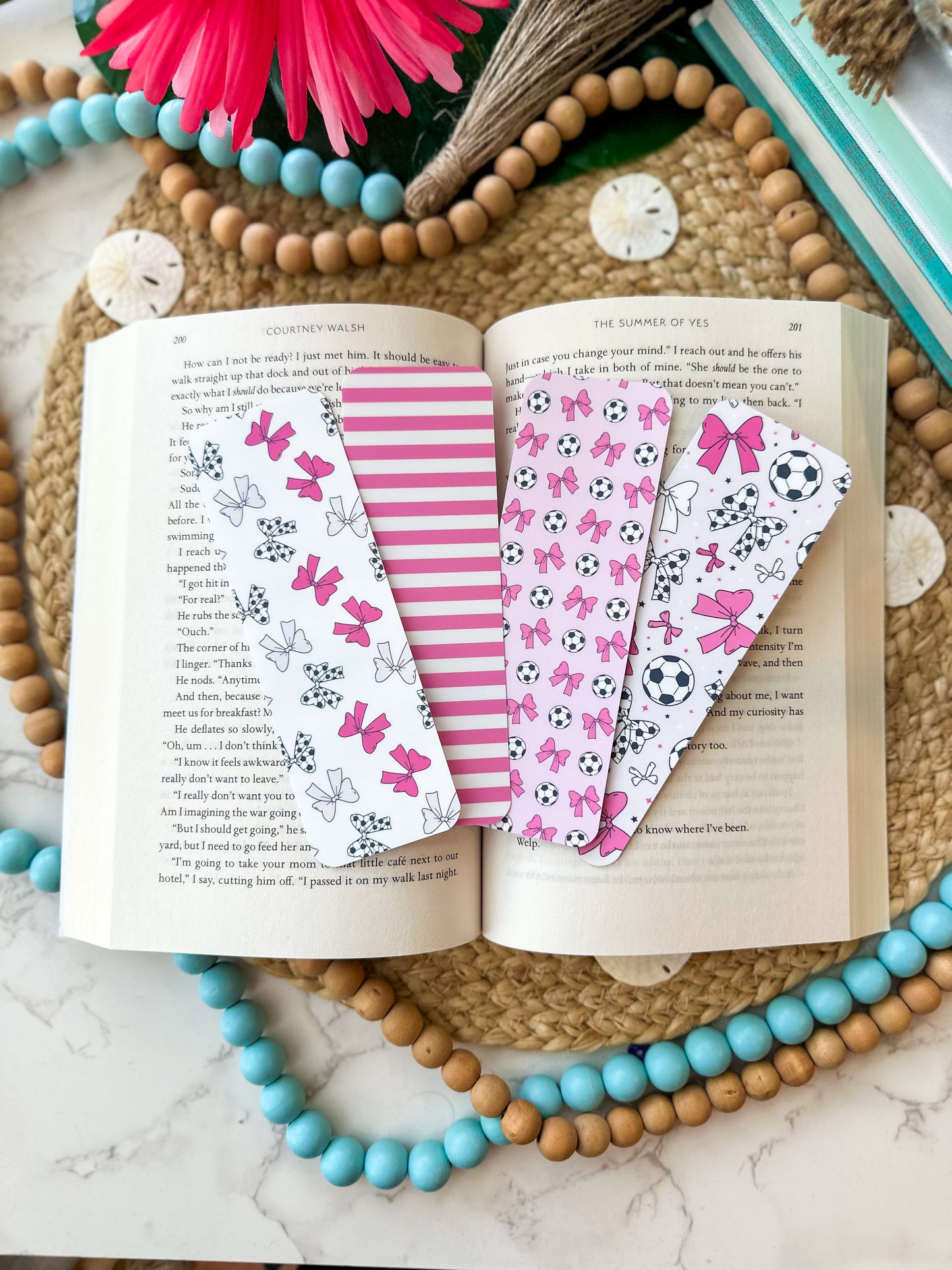 Pink Soccer Collection- Regular Bookmark