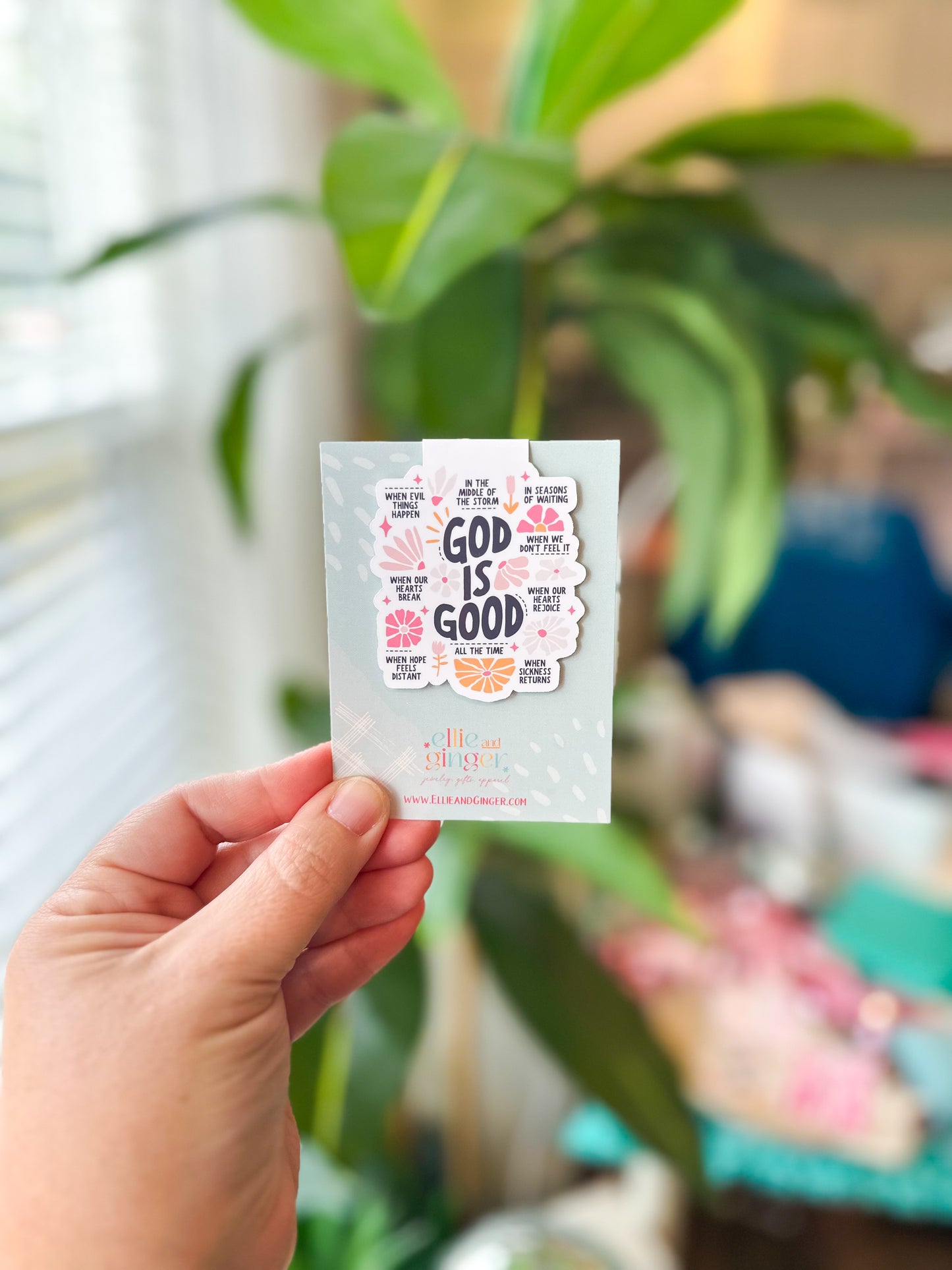 Magnetic Bookmark- God is Good Even When
