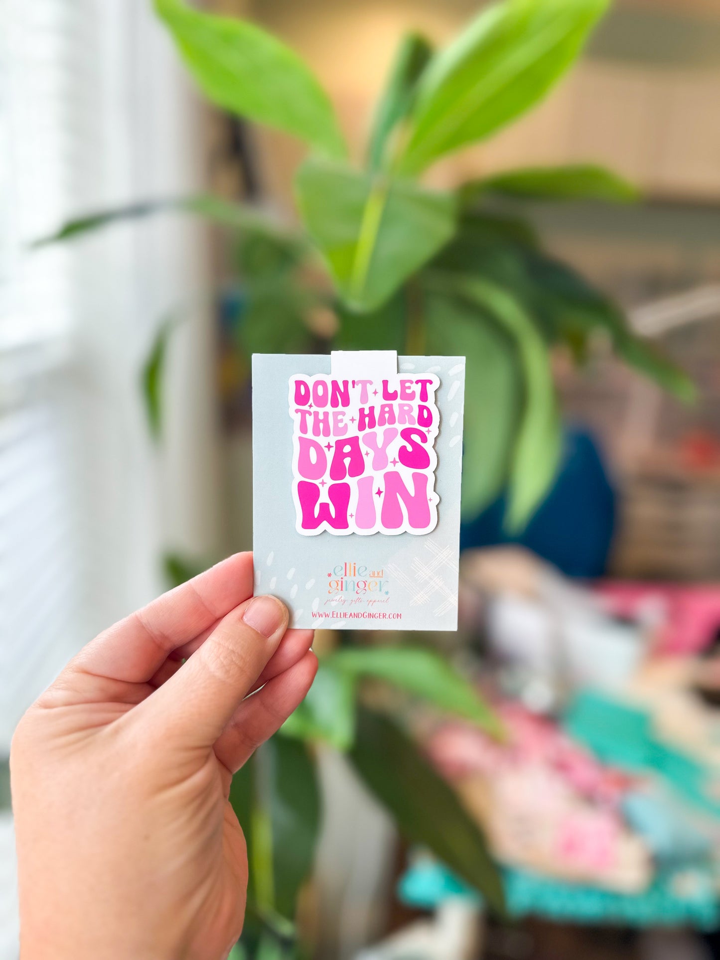 Magnetic Bookmark- Don't Let the Hard Days Win