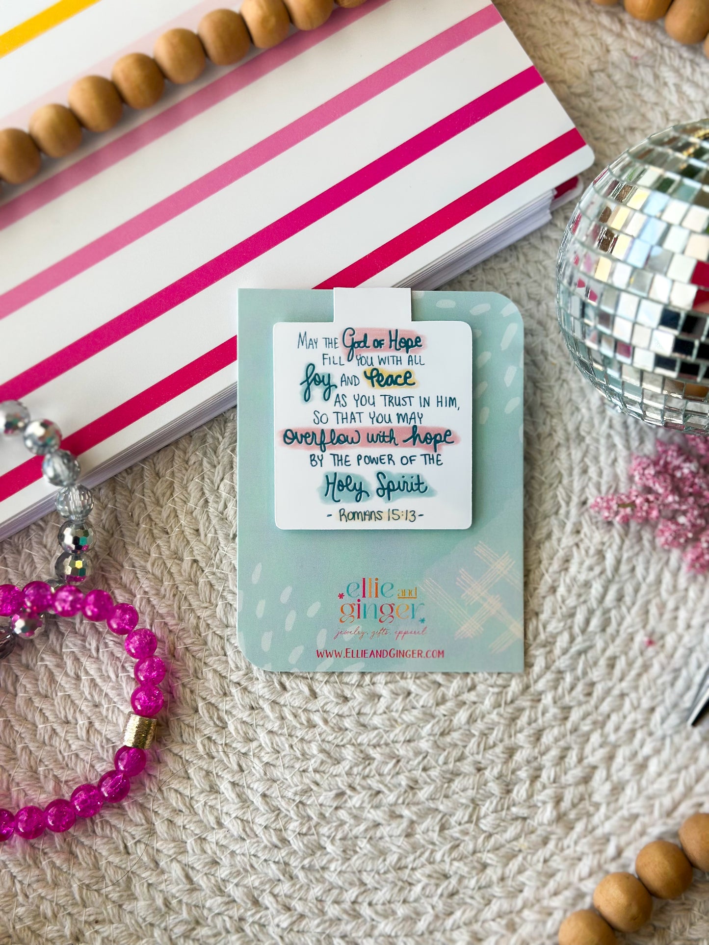 Magnetic Bookmark- Romans 15:13