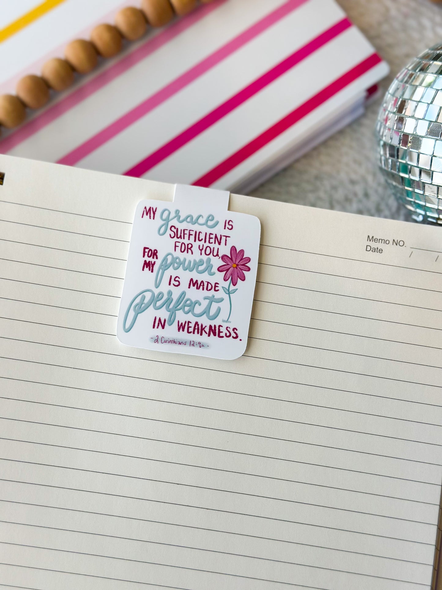 Magnetic Bookmark- 2 Corinthians 12:9a