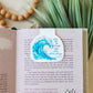 Magnetic Bookmark with an Ocean wave and Bible verse Isaiah 43.2