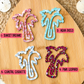 Acrylic Palm Tree Bookmark