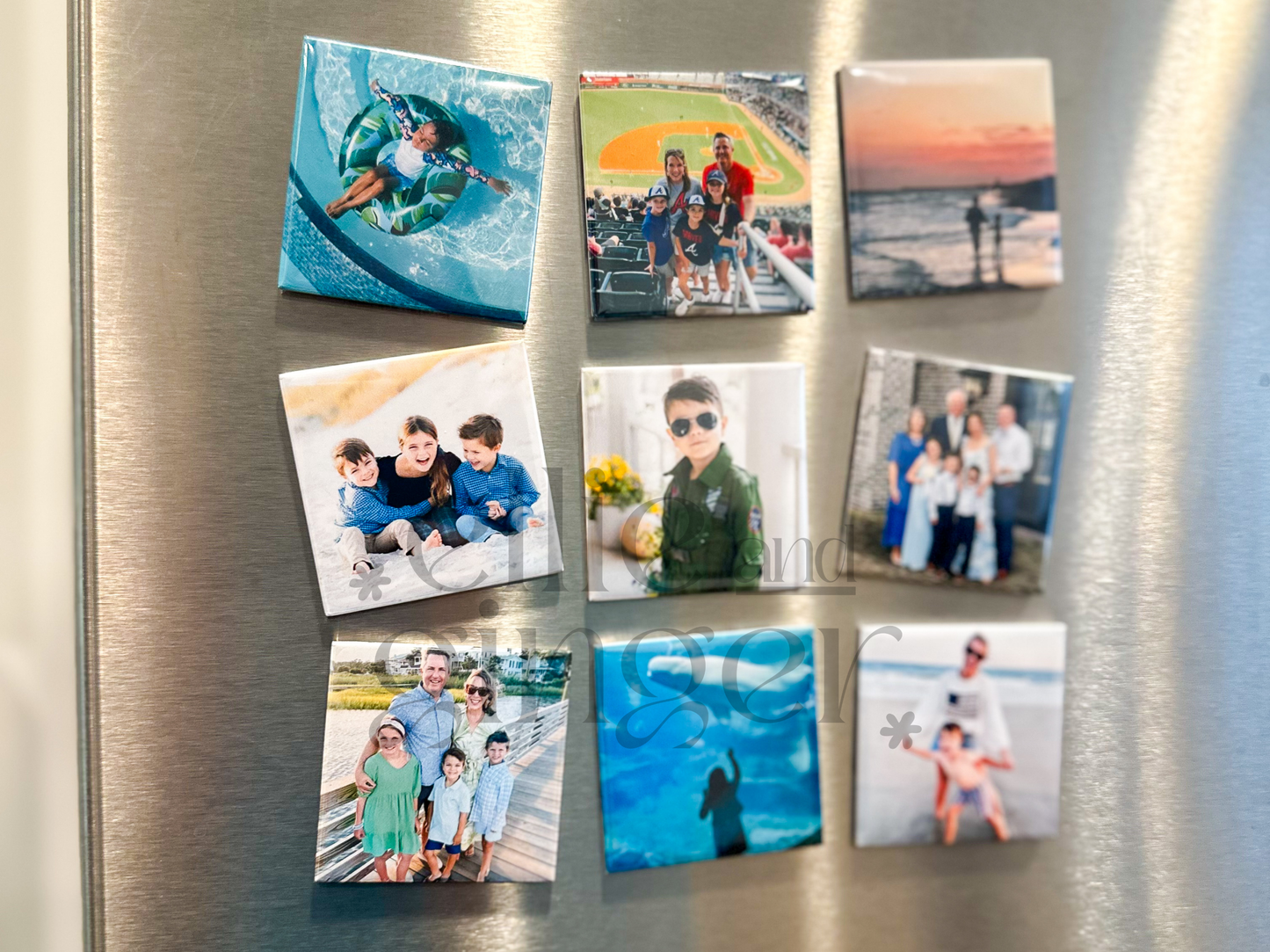 Photo Magnets- Set of 9