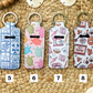 Chapstick Holder Keychain (Pattern Set 3)