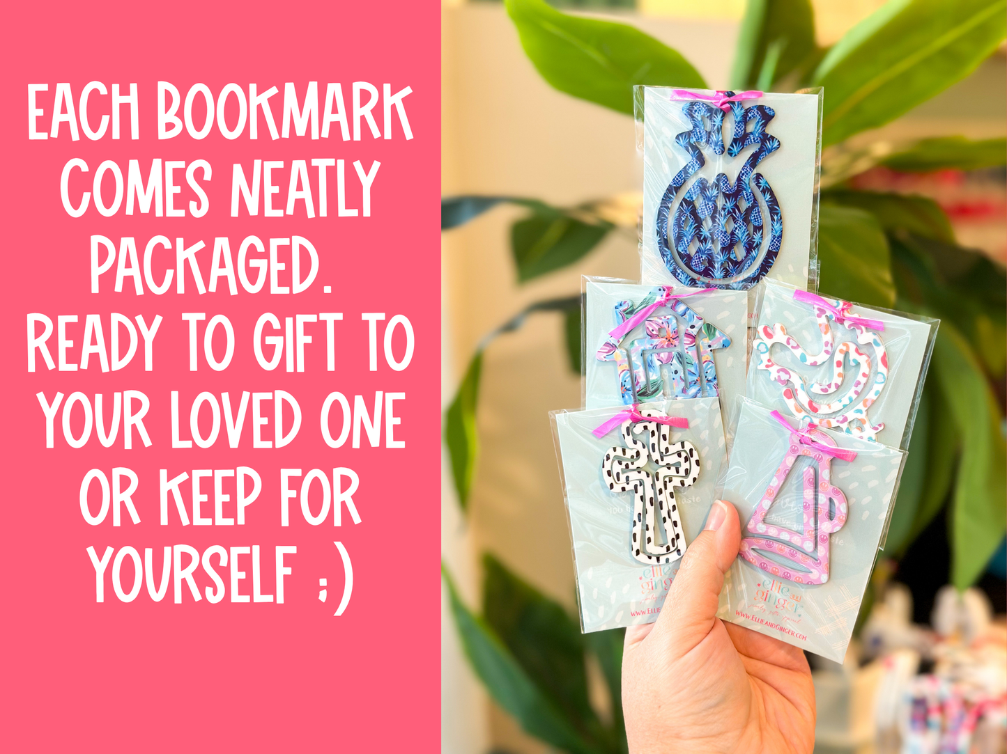 Acrylic Coffee Cup Bookmark
