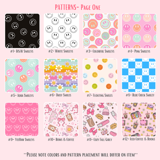 Chapstick Holder Keychain- PATTERN SET ONE
