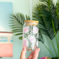 Light Pink Disco Glass Can Cup