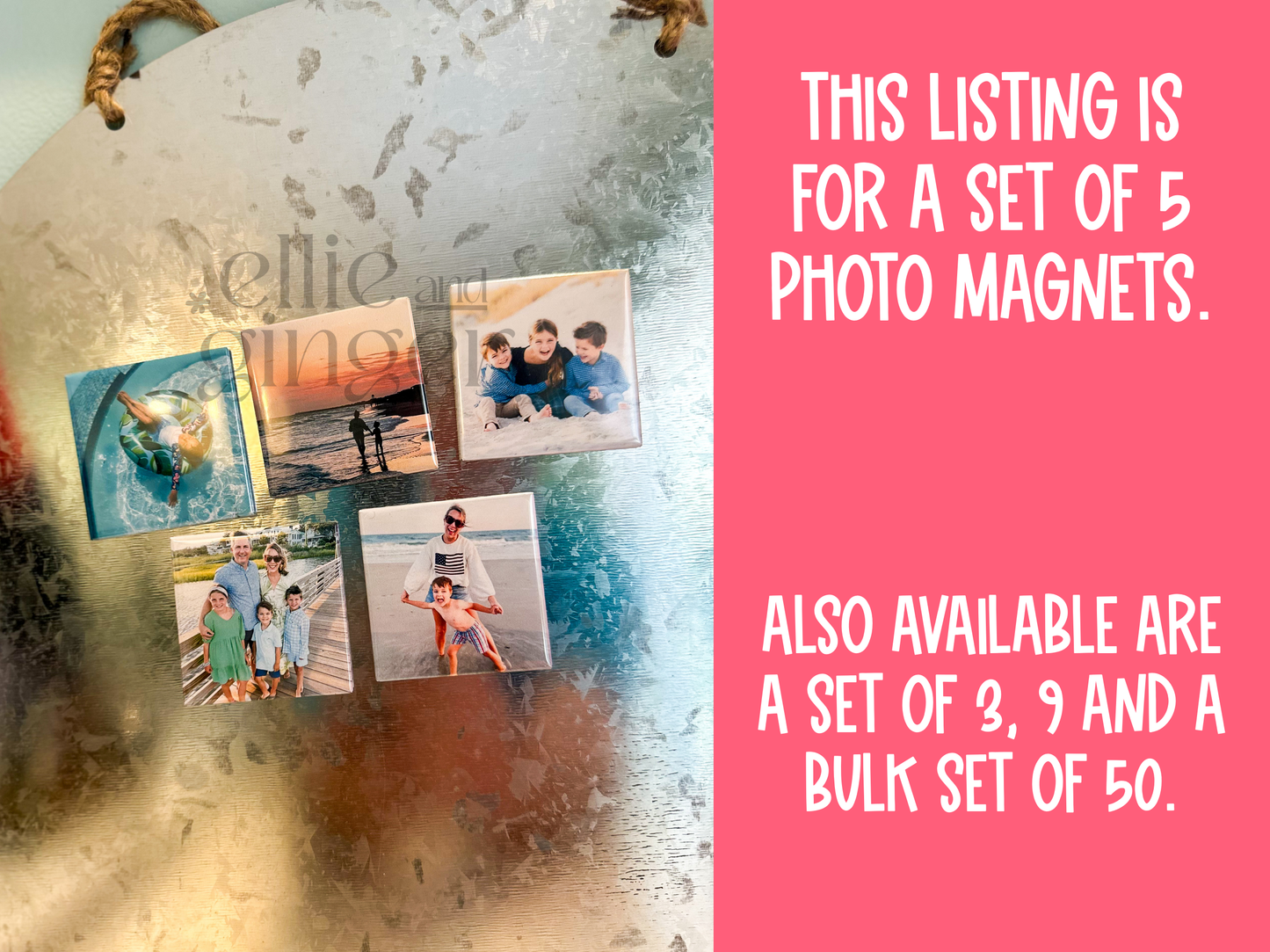 Photo Magnets- Set of 5