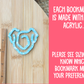 Acrylic Dog Bookmark