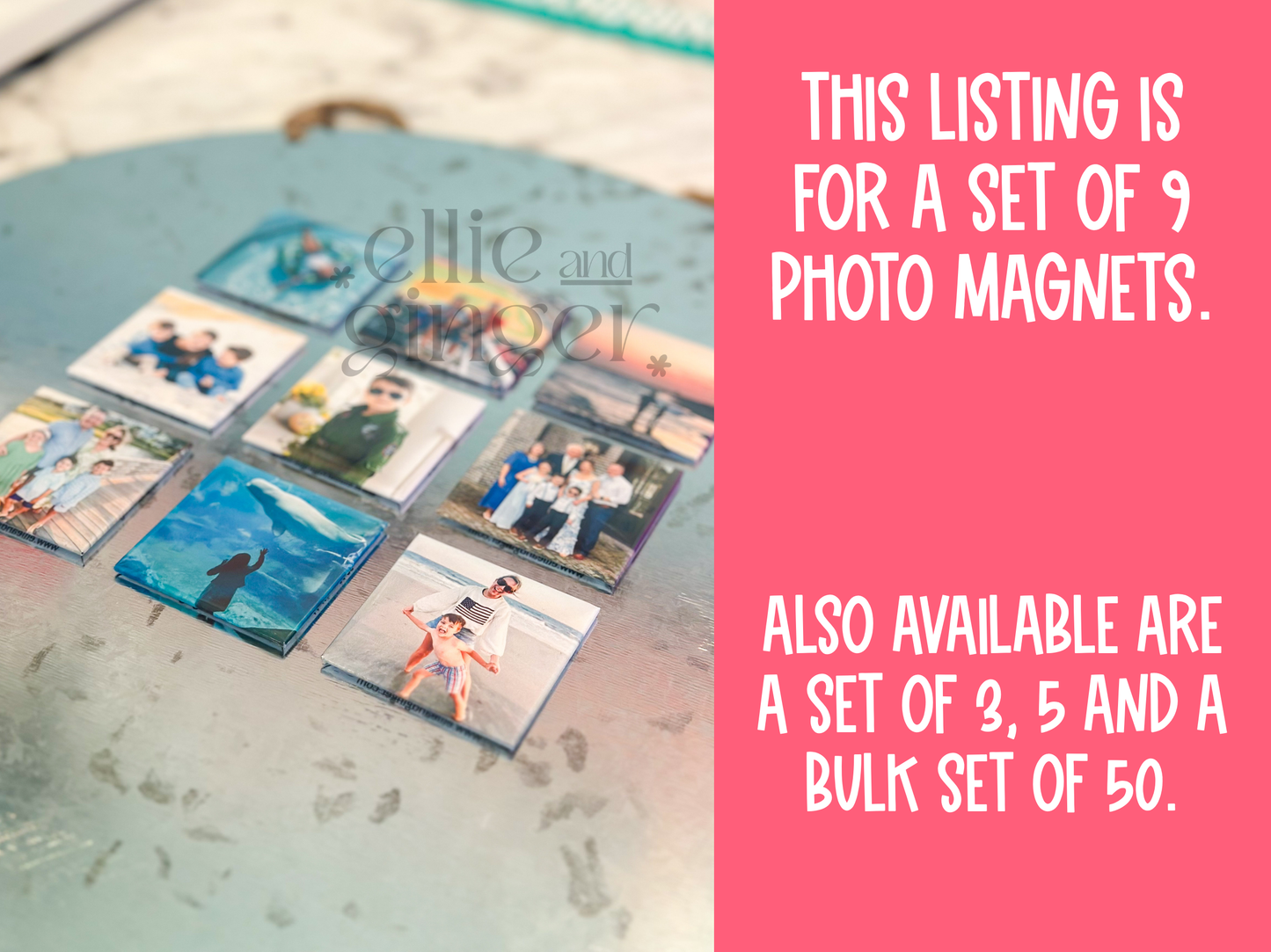 Photo Magnets- Set of 9