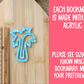 Acrylic Palm Tree Bookmark