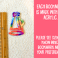 Acrylic Megaphone Bookmark