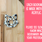 Acrylic Cat Bookmark