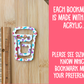 Acrylic Coffee Cup Bookmark
