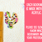 Acrylic Chicken Bookmark