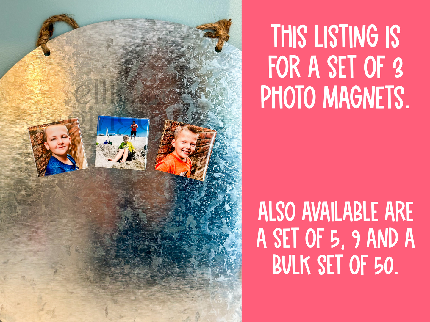 Photo Magnets- Set of 3