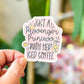 Sticker- Passenger Princess with her iced coffee