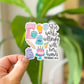 Sticker with Proverbs 31:13 for a baker