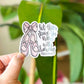 Sticker with Ballet Shoes and Psalm 149:3 bibleverse